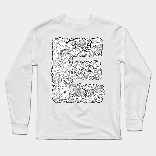 Capital letter E Long Sleeve T-Shirt by ComPix